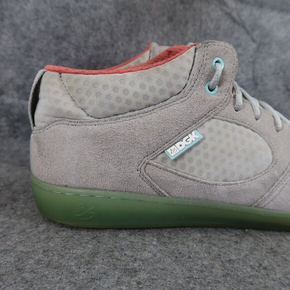 DGK x ES Shoes Mens 11.5 Sneakers Accel Slim Mid Skateboarding Casual Leather - Picture 4 of 16